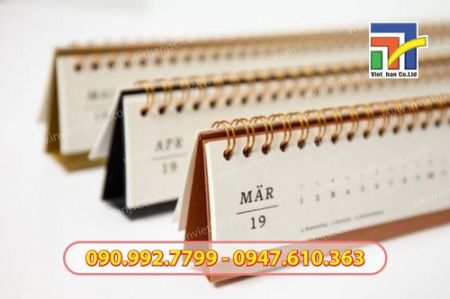 CHUYÊN IN LỊCH ĐỂ BÀN ẤN TƯỢNG, THIẾT KẾ THEO YÊU CẦU