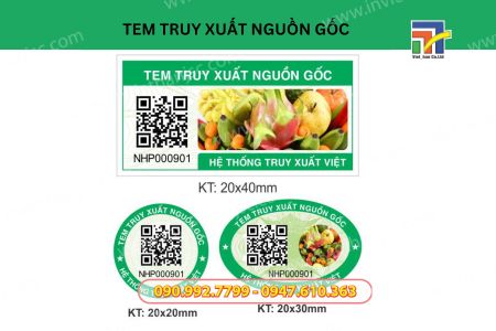 In Tem Truy Xuất Nguồn Gốc Lấy ngay, giá ưu đãi