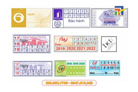 Tem vỡ, Tem bảo hành, Tem chống hàng giả giá rẻ nhất tại Hà Nội